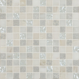 Mosaïque sur filet | 30.5x30.5 cm | Tilestone Liverpool White mosaique en pierre naturelle, carrelage mosaique, blanc, carrelage sur filet, salle de bain, douche,